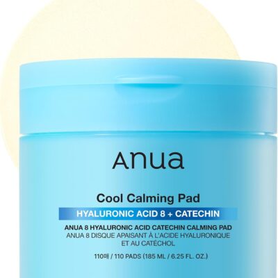 ANUA 8 Hyaluronic Acid Catechin Calming Pad Hyaluronic Acid 8 +(110 Pieces)