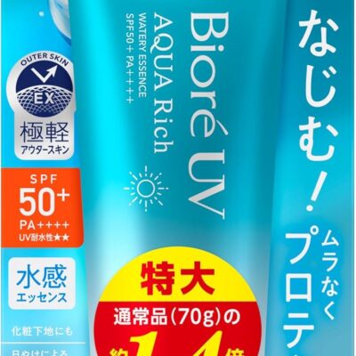 Biore UV Aqua Rich Water Essence Sunscreen – SPF50 PA++++ (100 g)