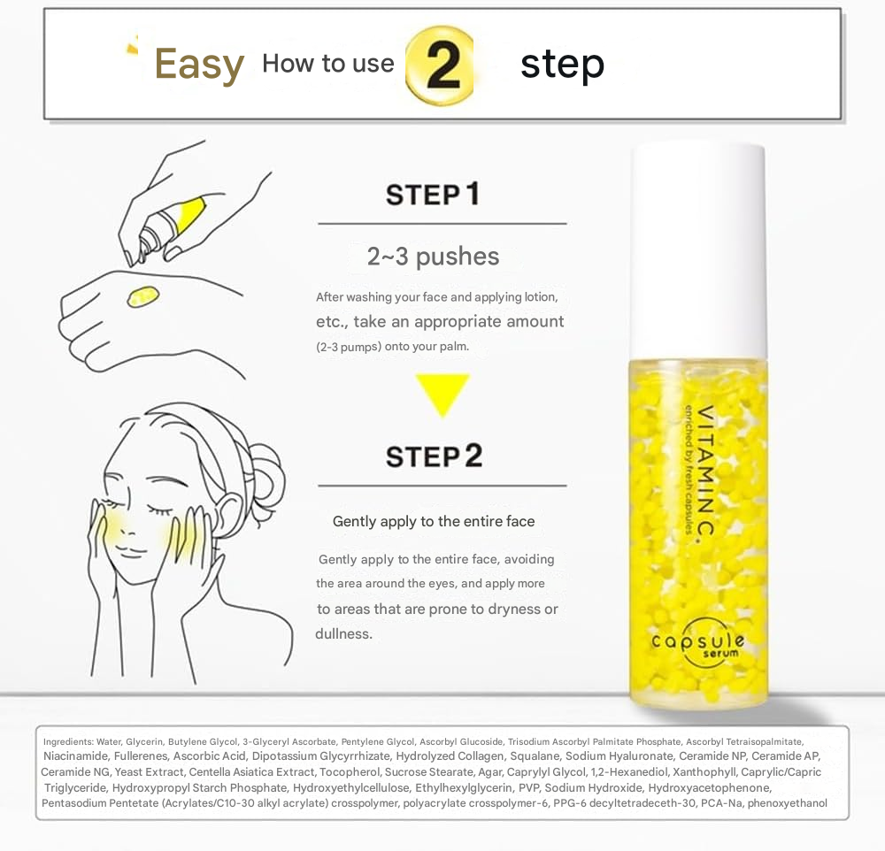 Capsule Serum, Vitamin C, Serum (30 ml), Raw Vitamin C with Niacinamide - Image 4